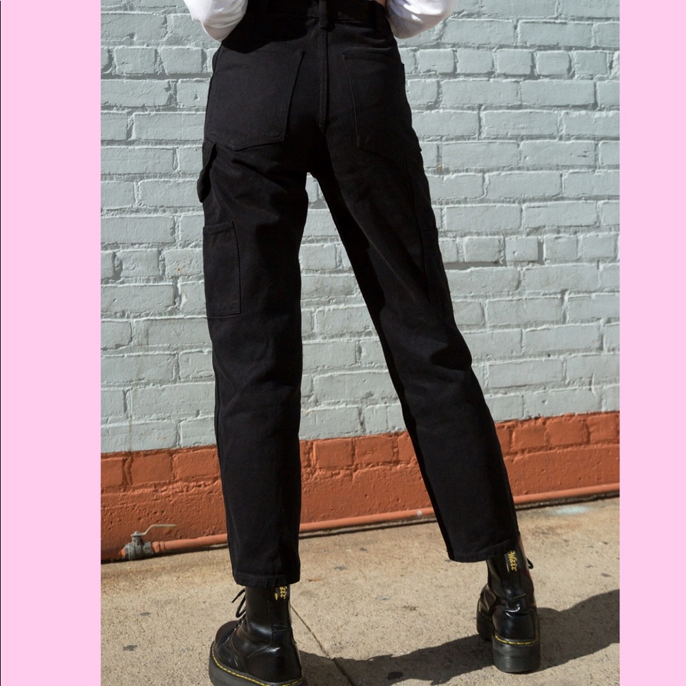 black ariana painter jeans